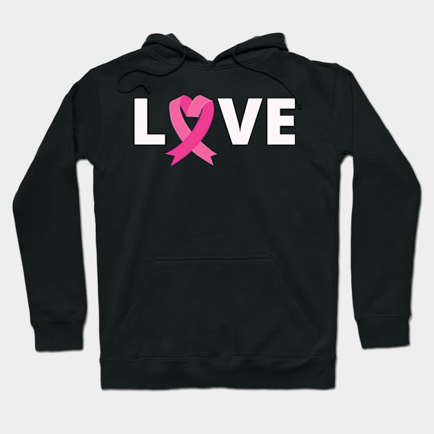 Pink Ribbon Hoodie by TShirtHook